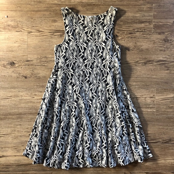 Free People fit and flare miles of lace floral dress - Picture 10 of 11